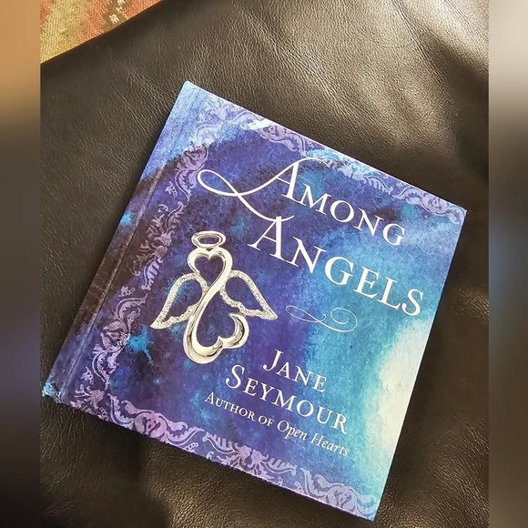 Among Angels by - Hardcover Book By Jane Seymour Inspirational Fully Illustrated - Picture 6 of 6